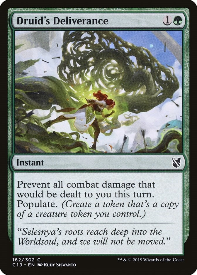 Image for Druid's Deliverance (162) (Commander 2019) - Magic: The Gathering