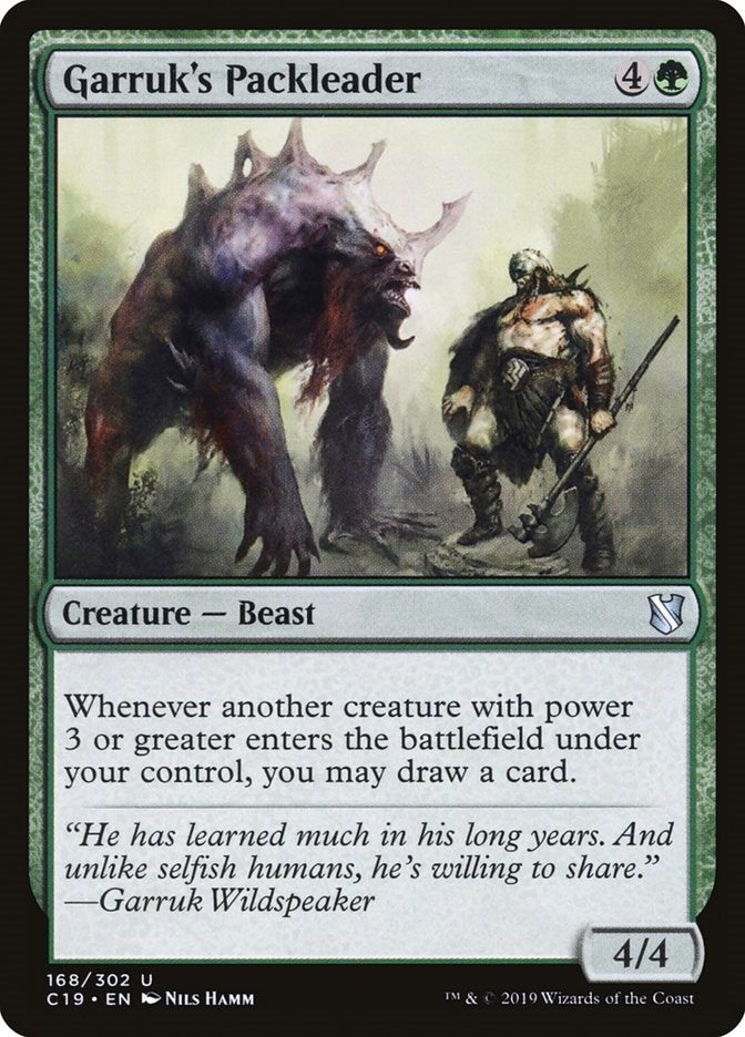 Image for Garruk's Packleader (168) (Commander 2019) - Magic: The Gathering