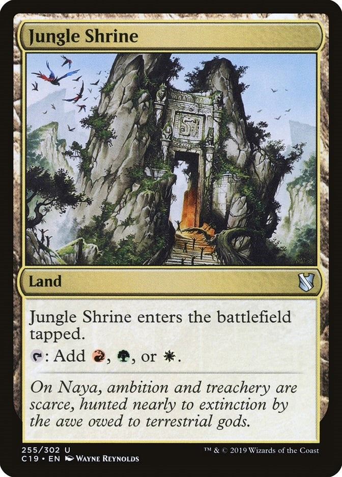 Image for Jungle Shrine (255) (Commander 2019) - Magic: The Gathering