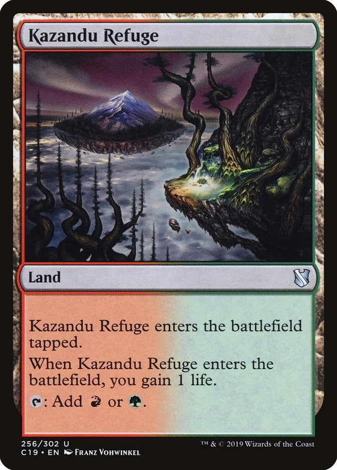 Image for Kazandu Refuge (256) (Commander 2019) - Magic: The Gathering