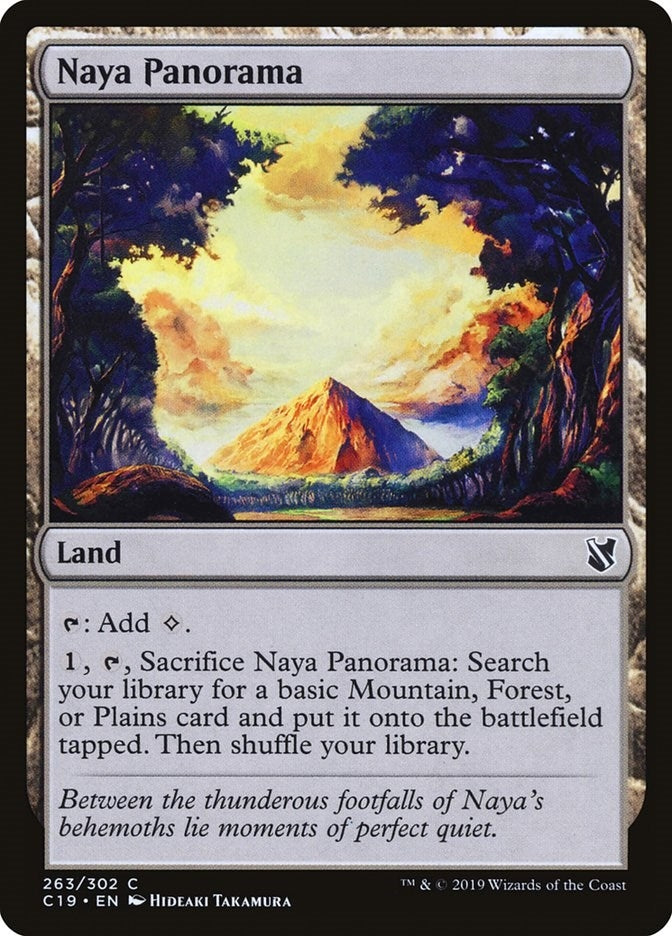 Image for Naya Panorama (263) (Commander 2019) - Magic: The Gathering