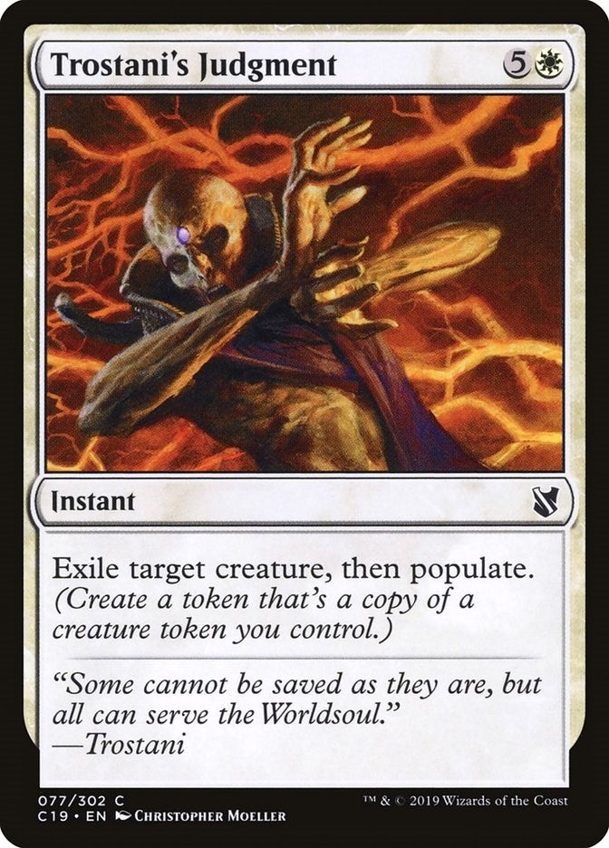 Image for Trostani's Judgment (77) (Commander 2019) - Magic: The Gathering