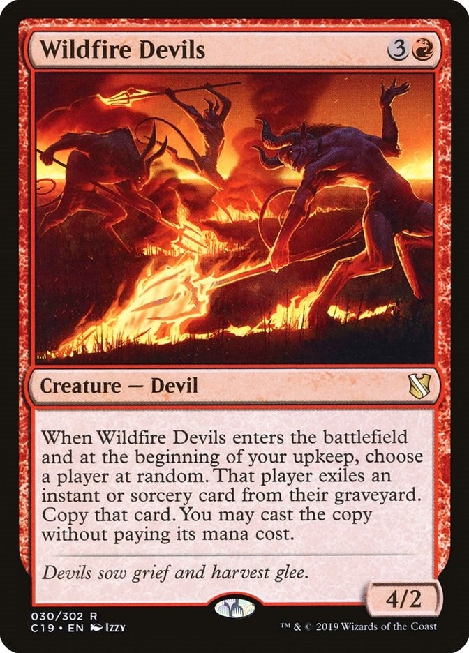 Image for Wildfire Devils (30) (Commander 2019) - Magic: The Gathering