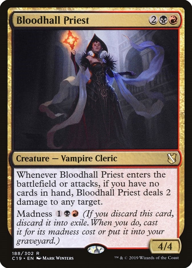 Image for Bloodhall Priest (188) (Commander 2019) - Magic: The Gathering