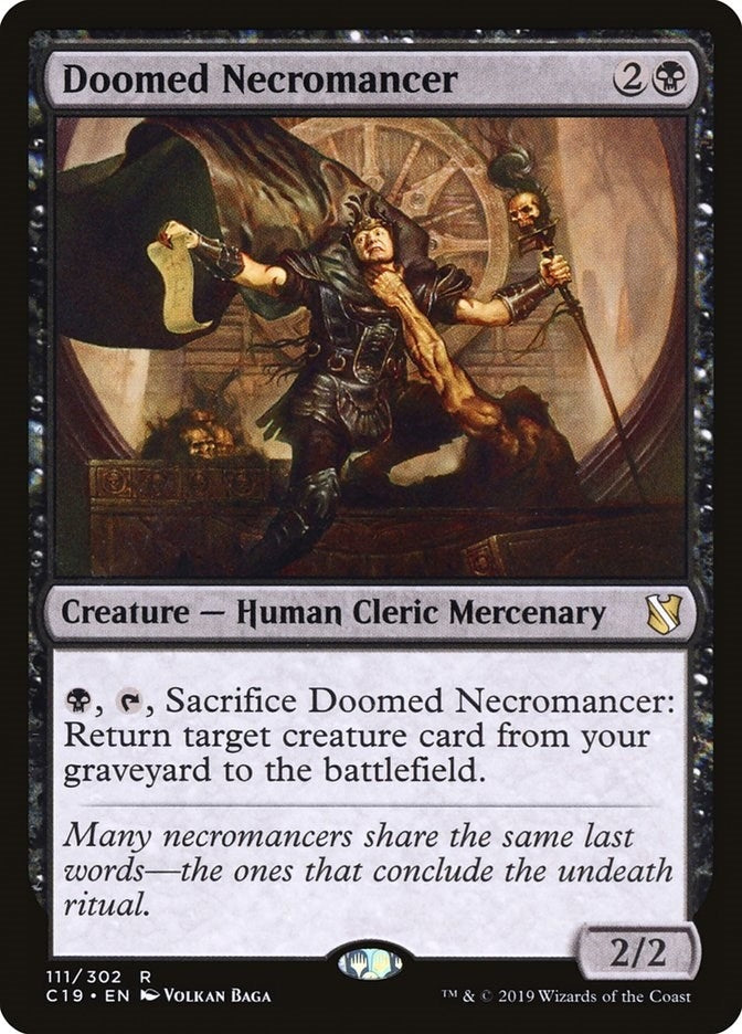 Image for Doomed Necromancer (111) (Commander 2019) - Magic: The Gathering