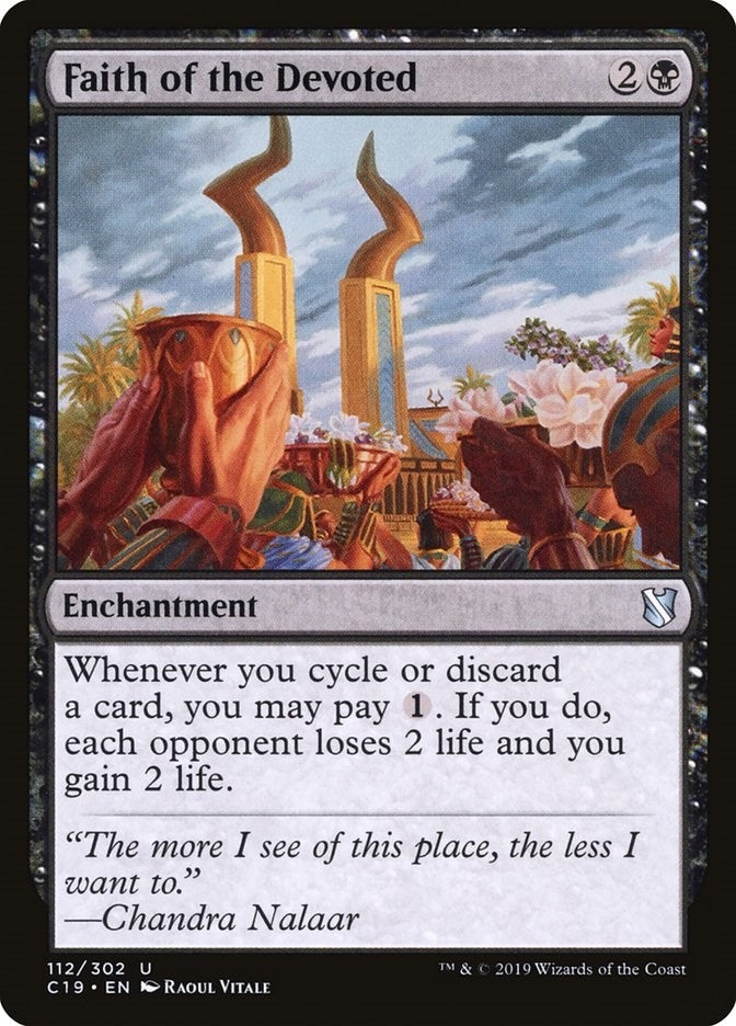 Image for Faith of the Devoted (112) (Commander 2019) - Magic: The Gathering