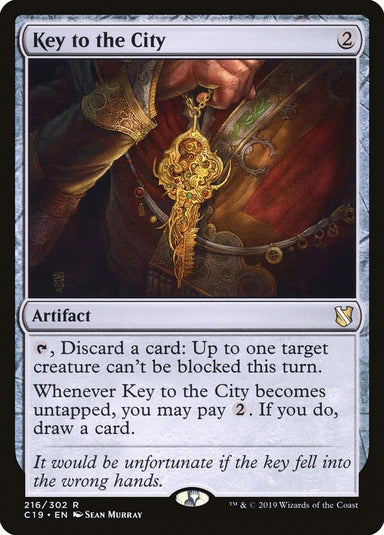 Image for Key to the City (216) (Commander 2019) - Magic: The Gathering