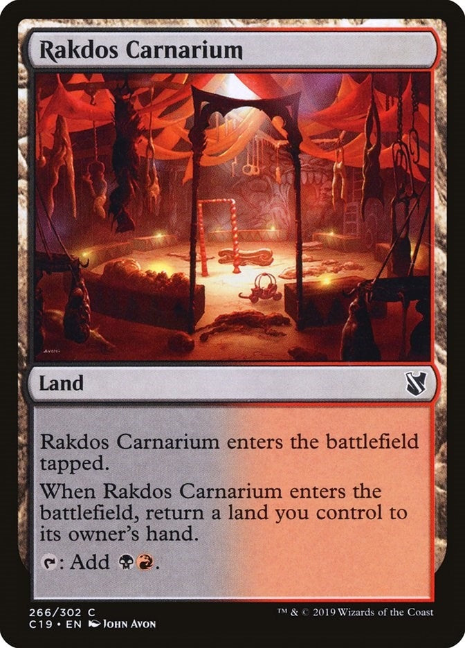 Image for Rakdos Carnarium (266) (Commander 2019) - Magic: The Gathering