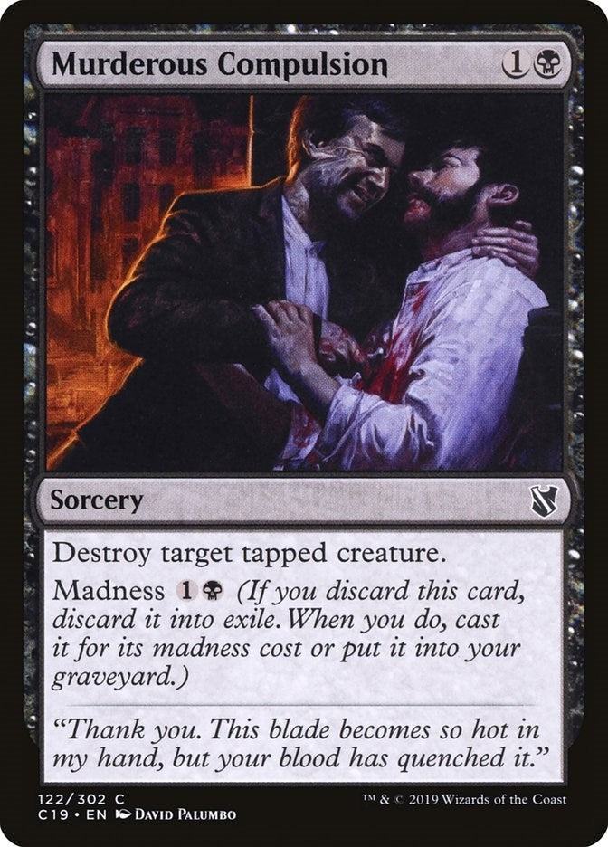 Image for Murderous Compulsion (122) (Commander 2019) - Magic: The Gathering
