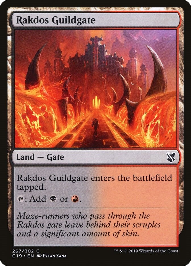 Image for Rakdos Guildgate (267) (Commander 2019) - Magic: The Gathering
