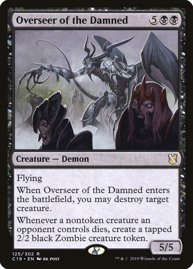 Image for Overseer of the Damned (125) (Commander 2019) - Magic: The Gathering