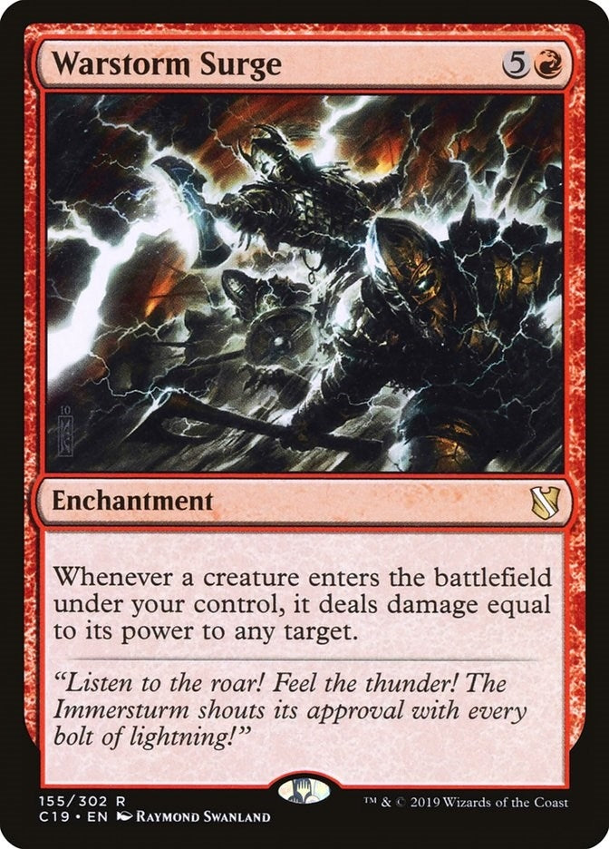 Image for Warstorm Surge (155) (Commander 2019) - Magic: The Gathering