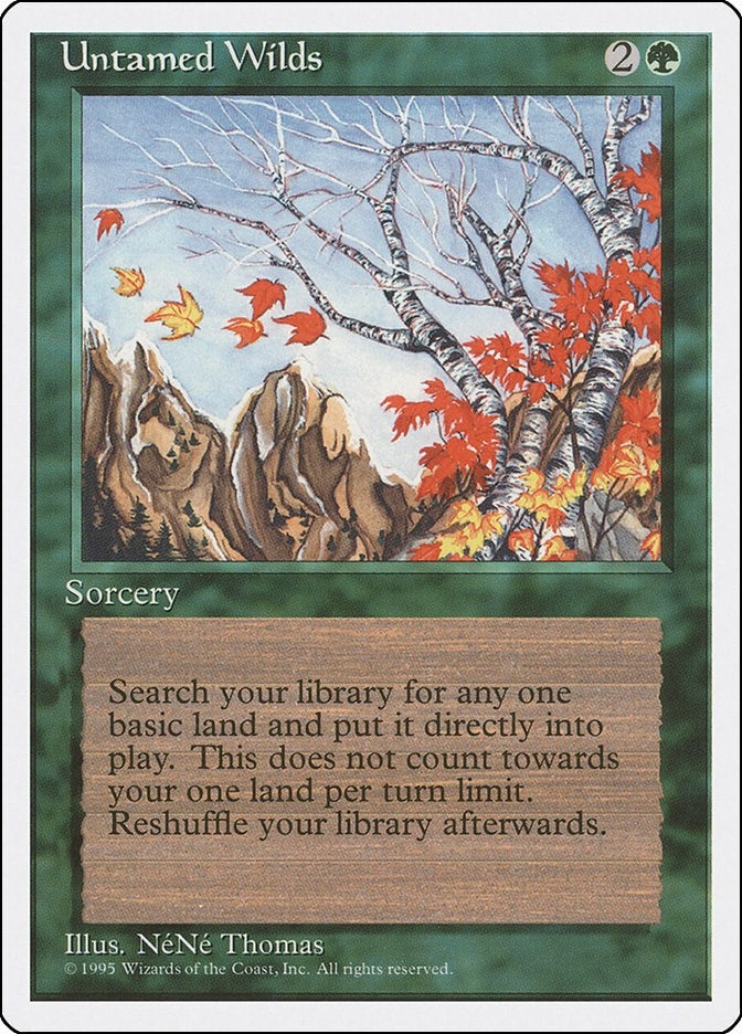 Image for Untamed Wilds (Fourth Edition) (4ED) - Magic: The Gathering