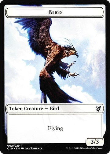 Image for Bird (002) // Sculpture Double-Sided Token (2 // 24) (Commander 2019) - Magic: The Gathering