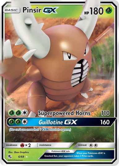 Image for Pinsir GX (6/68) (HIF) - Pokemon