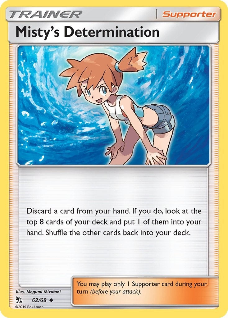 Image for Misty's Determination (62/68) (HIF) - Pokemon