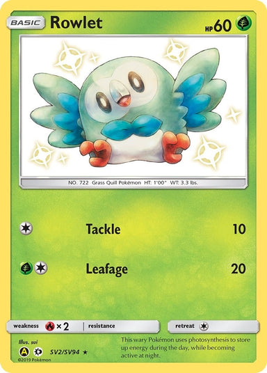 Image for Rowlet (SV2/SV94) (HIF:SV) - Pokemon