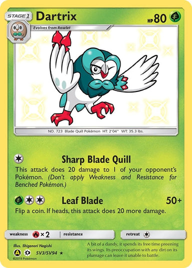 Image for Dartrix (SV3/SV94) (HIF:SV) - Pokemon