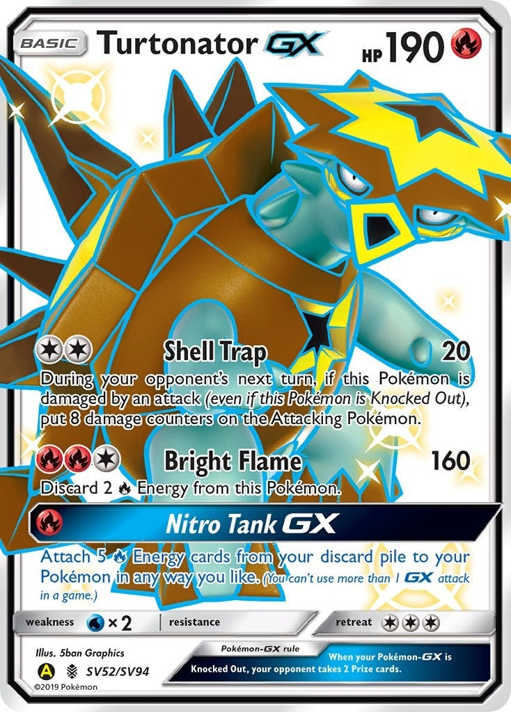 Turtonator GX (SV52/SV94) (Hidden Fates: Shiny Vault)