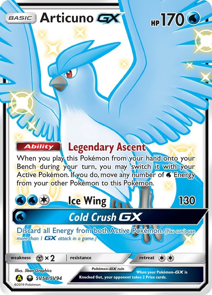 Image for Articuno GX (SV54/SV94) (HIF:SV) - Pokemon