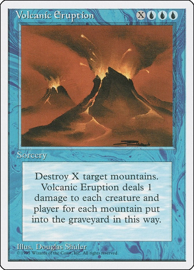 Image for Volcanic Eruption (Fourth Edition) (4ED) - Magic: The Gathering