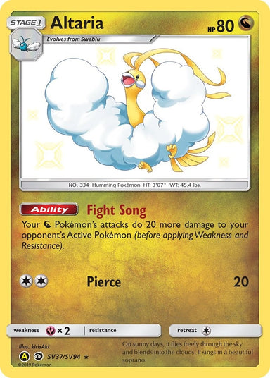 Image for Altaria (SV37/SV94) (HIF:SV) - Pokemon