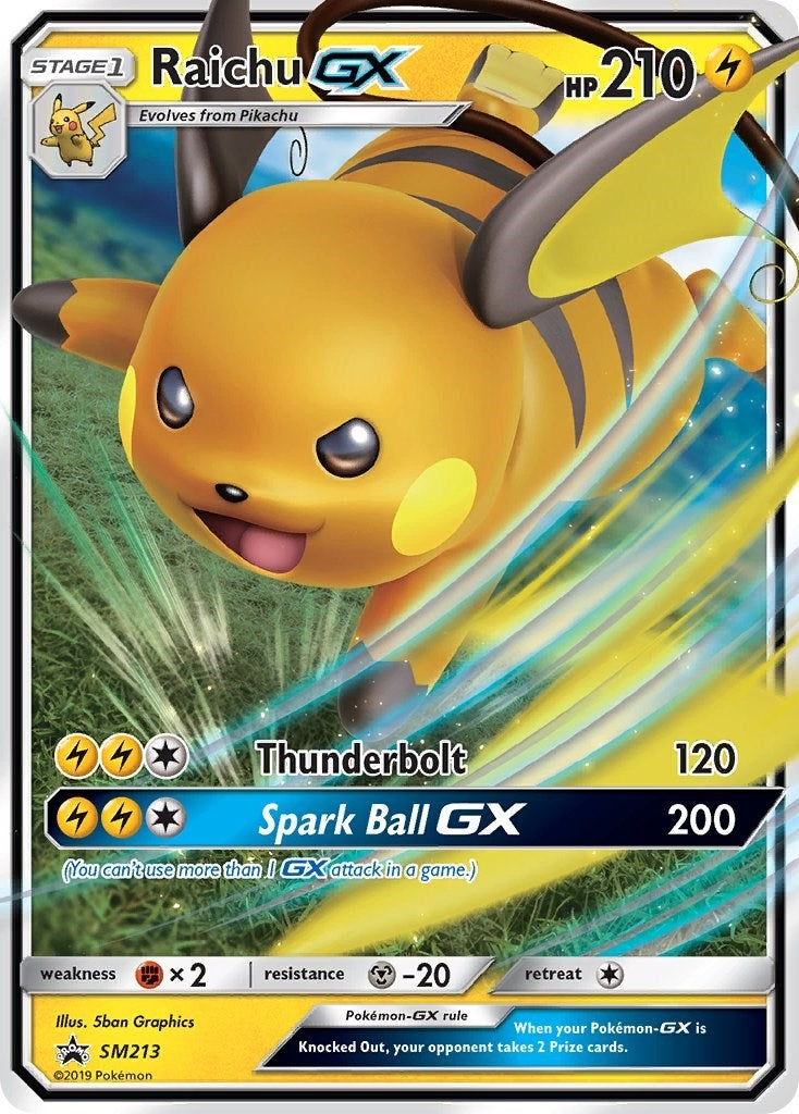 Image for Raichu GX - SM213 (SM213) (SMP) - Pokemon