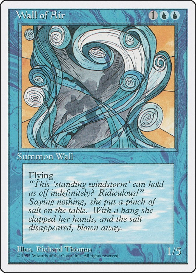 Image for Wall of Air (Fourth Edition) (4ED) - Magic: The Gathering