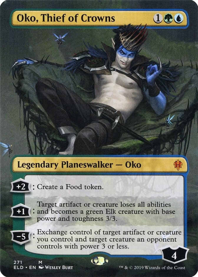 Image for Oko, Thief of Crowns (Borderless) (271) (Throne of Eldraine) - Magic: The Gathering