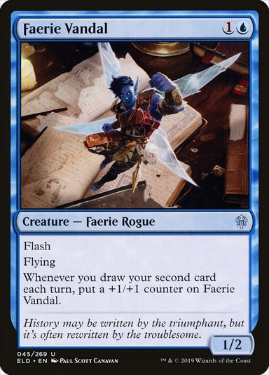 Image for Faerie Vandal (45) (Throne of Eldraine) - Magic: The Gathering