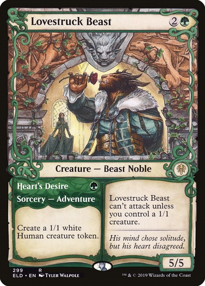 Image for Lovestruck Beast (Showcase) (299) (Throne of Eldraine) - Magic: The Gathering
