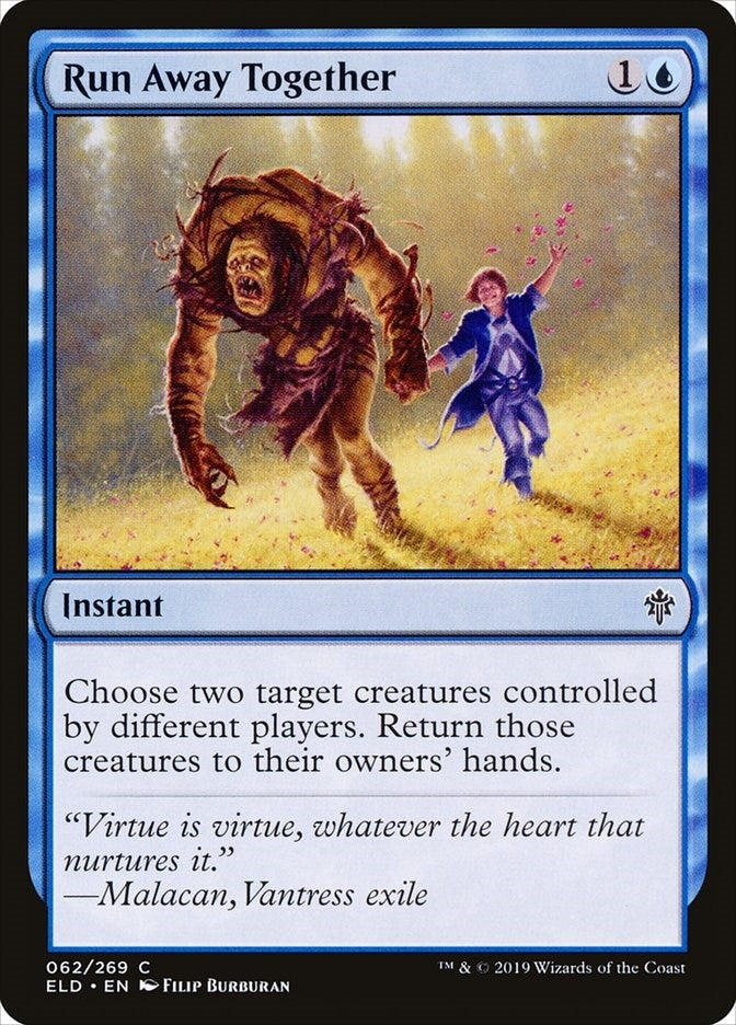 Image for Run Away Together (62) (Throne of Eldraine) - Magic: The Gathering