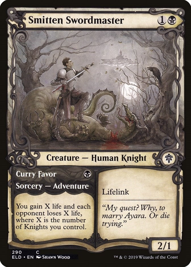 Image for Smitten Swordmaster (Showcase) (290) (Throne of Eldraine) - Magic: The Gathering