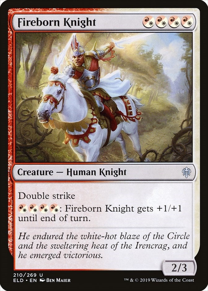 Image for Fireborn Knight (210) (Throne of Eldraine) - Magic: The Gathering
