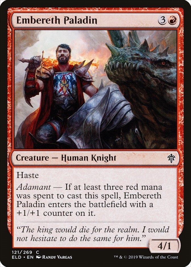 Image for Embereth Paladin (121) (Throne of Eldraine) - Magic: The Gathering