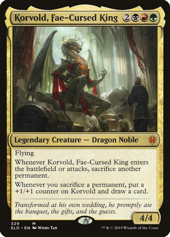 Image for Korvold, Fae-Cursed King (329) (Throne of Eldraine) - Magic: The Gathering