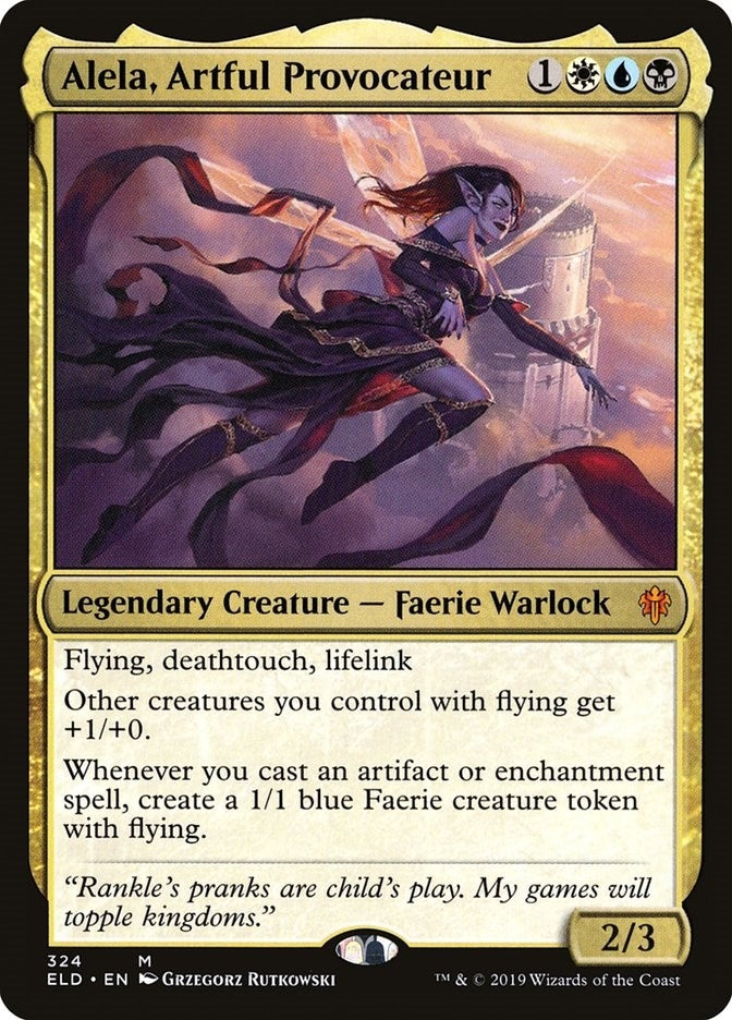 Image for Alela, Artful Provocateur (324) (Throne of Eldraine) - Magic: The Gathering