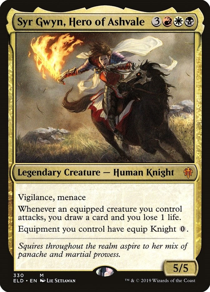 Image for Syr Gwyn, Hero of Ashvale (330) (Throne of Eldraine) - Magic: The Gathering