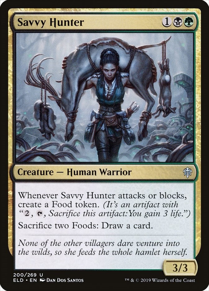 Image for Savvy Hunter (200) (Throne of Eldraine) - Magic: The Gathering