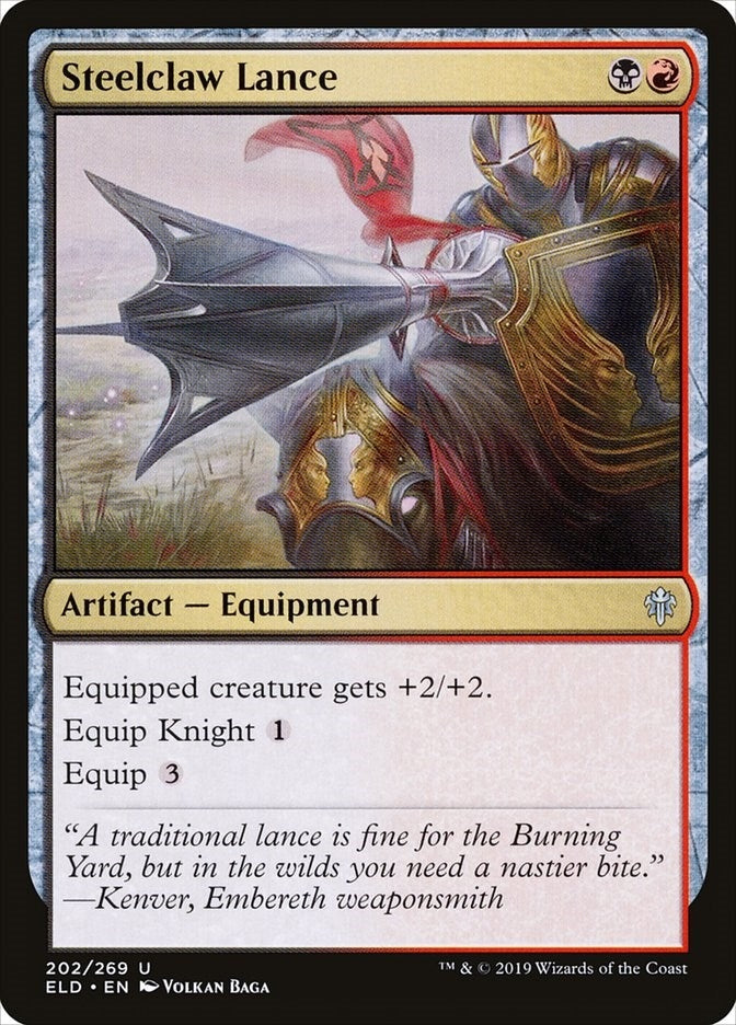 Image for Steelclaw Lance (202) (Throne of Eldraine) - Magic: The Gathering