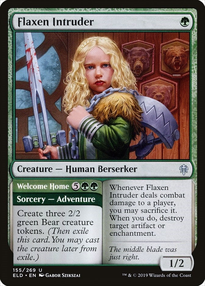 Image for Flaxen Intruder (155) (Throne of Eldraine) - Magic: The Gathering