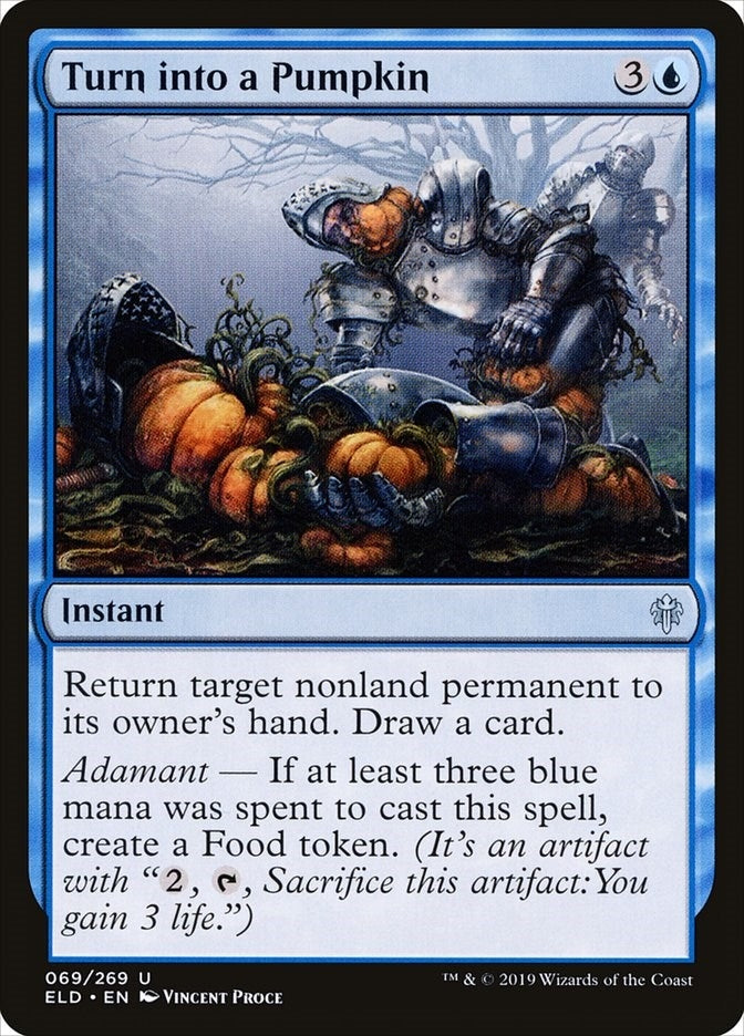 Image for Turn into a Pumpkin (69) (Throne of Eldraine) - Magic: The Gathering