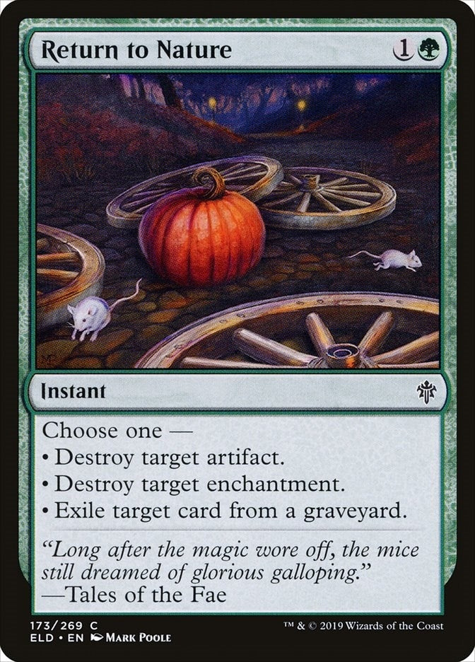 Image for Return to Nature (173) (Throne of Eldraine) - Magic: The Gathering
