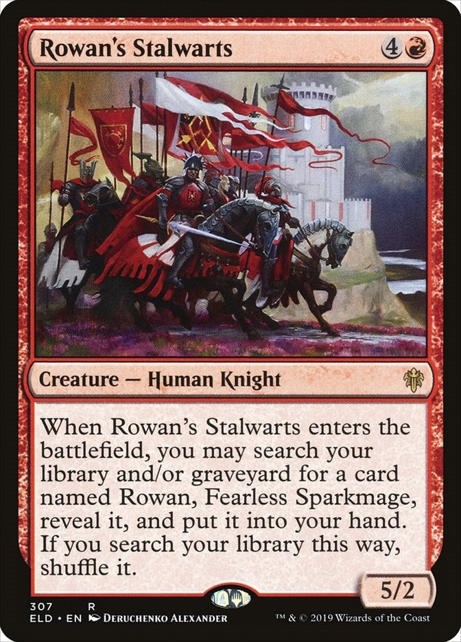 Image for Rowan's Stalwarts (307) (Throne of Eldraine) - Magic: The Gathering