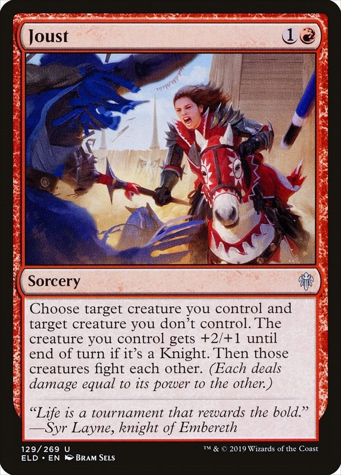Image for Joust (129) (Throne of Eldraine) - Magic: The Gathering