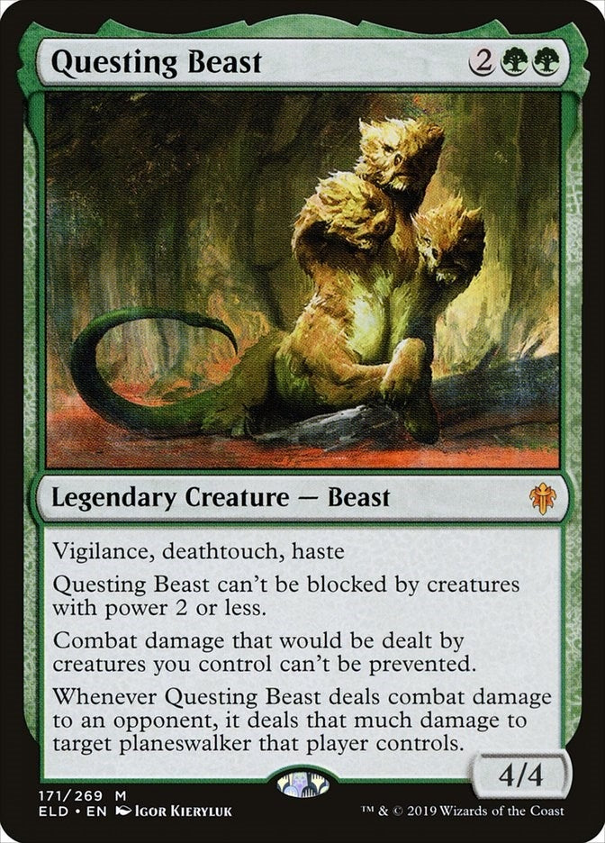 Image for Questing Beast (171) (Throne of Eldraine) - Magic: The Gathering