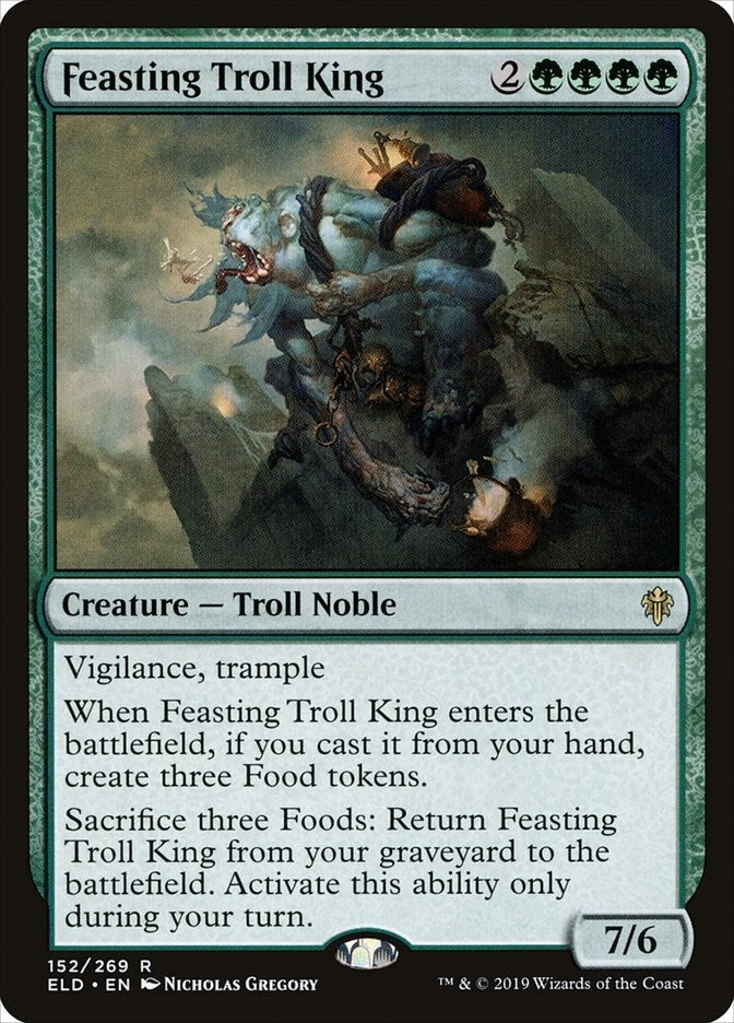 Image for Feasting Troll King (152) (Throne of Eldraine) - Magic: The Gathering