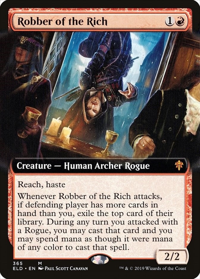 Image for Robber of the Rich (Extended Art) (365) (Throne of Eldraine) - Magic: The Gathering