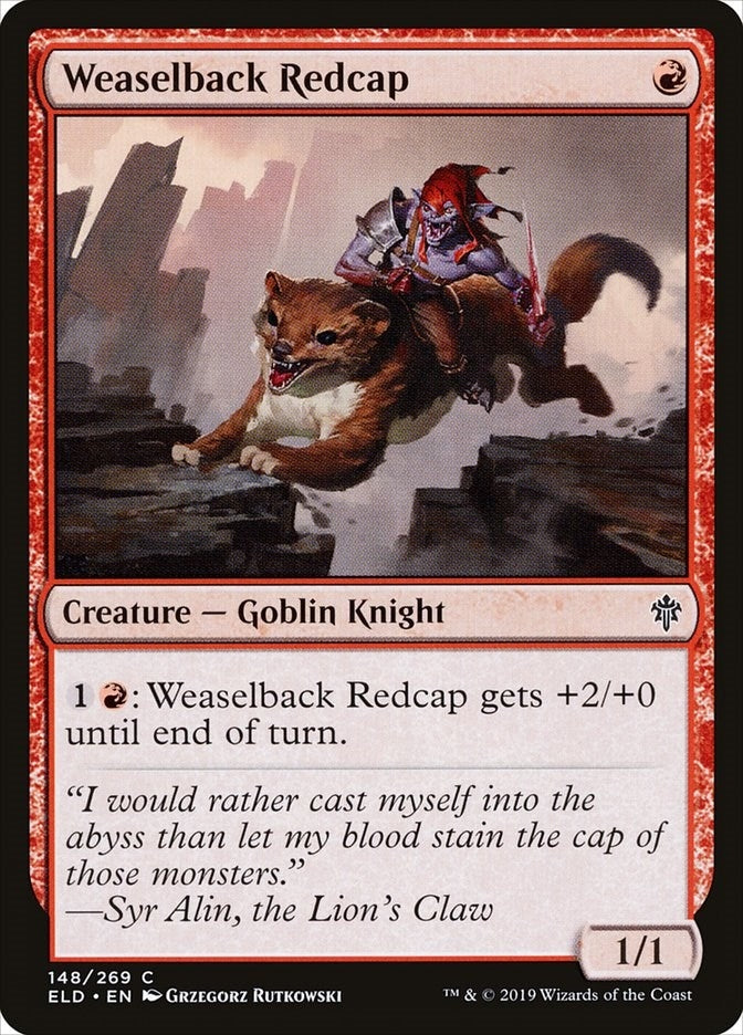 Image for Weaselback Redcap (148) (Throne of Eldraine) - Magic: The Gathering