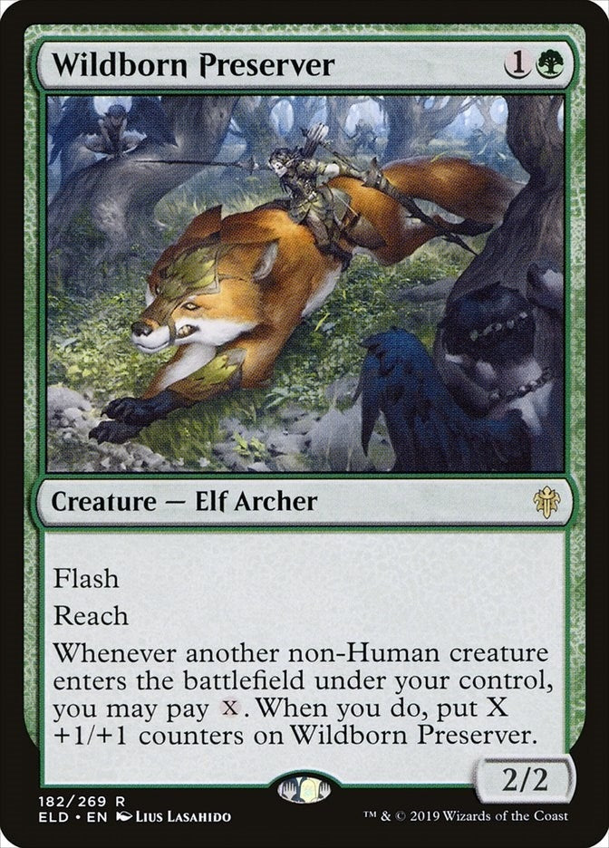 Image for Wildborn Preserver (182) (Throne of Eldraine) - Magic: The Gathering